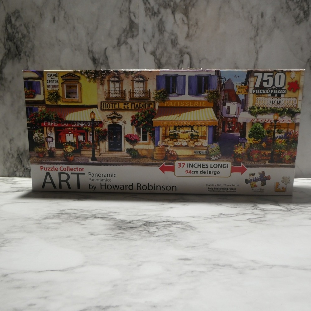 Howard Robinson‎ Rue Parisienne Panoramic Jigsaw Puzzle 750 Pieces 37 Inch Long